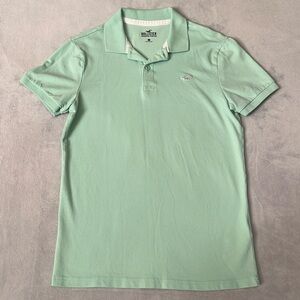Men’s Hollister Mint Green Polo Shirt- XS NWOT